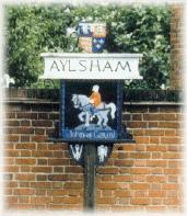 Aylsham Norfolk Town Sign
